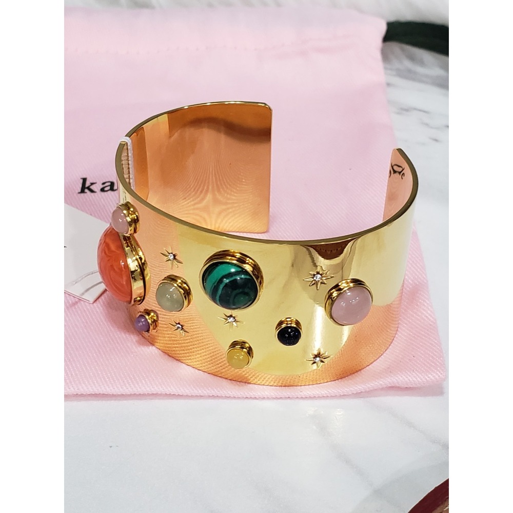 NEW Kate Spade ON THE ROCKS BANGLE BRACELET ATOMIC multi stone gemstone